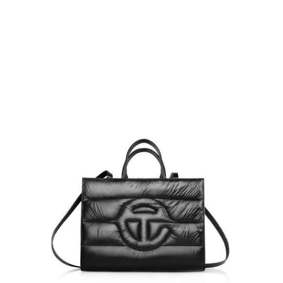 Telfar X Moose Knuckles Black Medium Puff Shopper